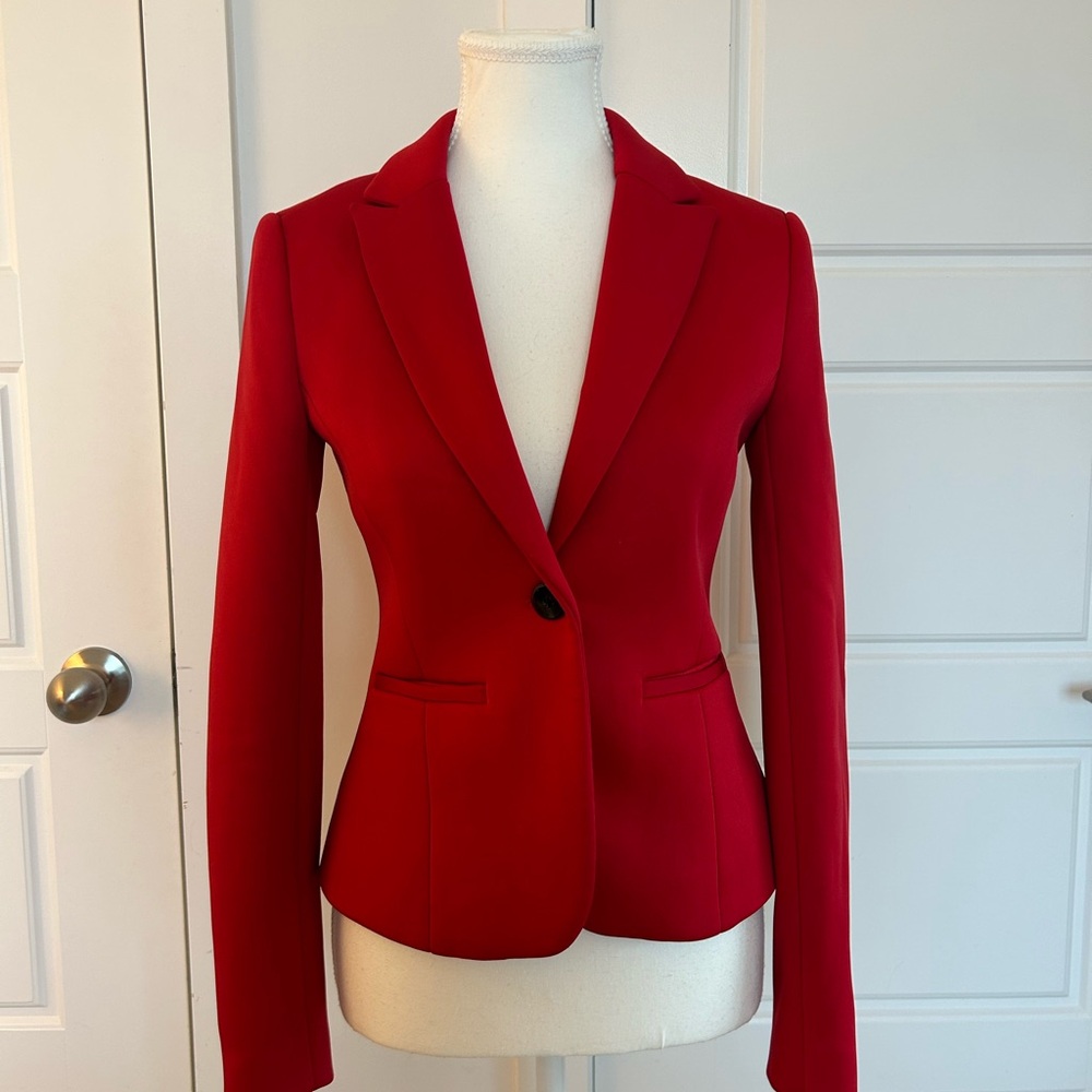 Red Women's Blazer